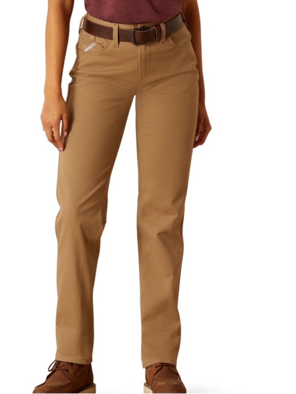 Ariat Women's Rebar Made Tough Workwear pant in Field Khaki Plus size 33s